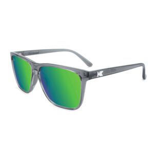 Szare sportowe okulary przeciwsłoneczne fast lanes clear grey Knockaround