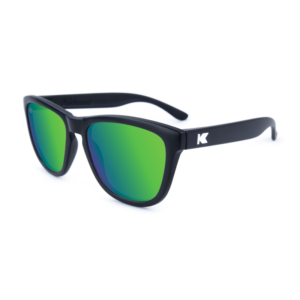 Czarne okulary zielona soczewka Premiums Black Green Moonshine Knockaround