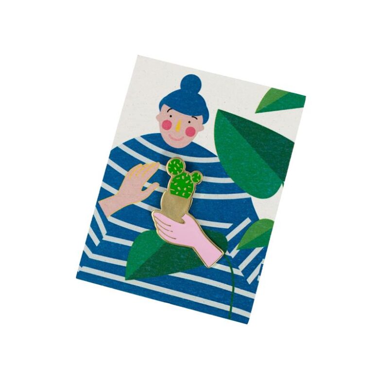 Pin przypinka kaktus kabak