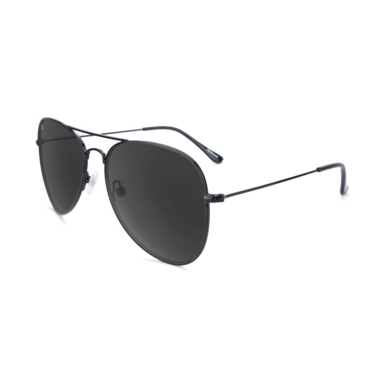 Czarne okulary pilotki Black Smoke Mile Highs Knockaround