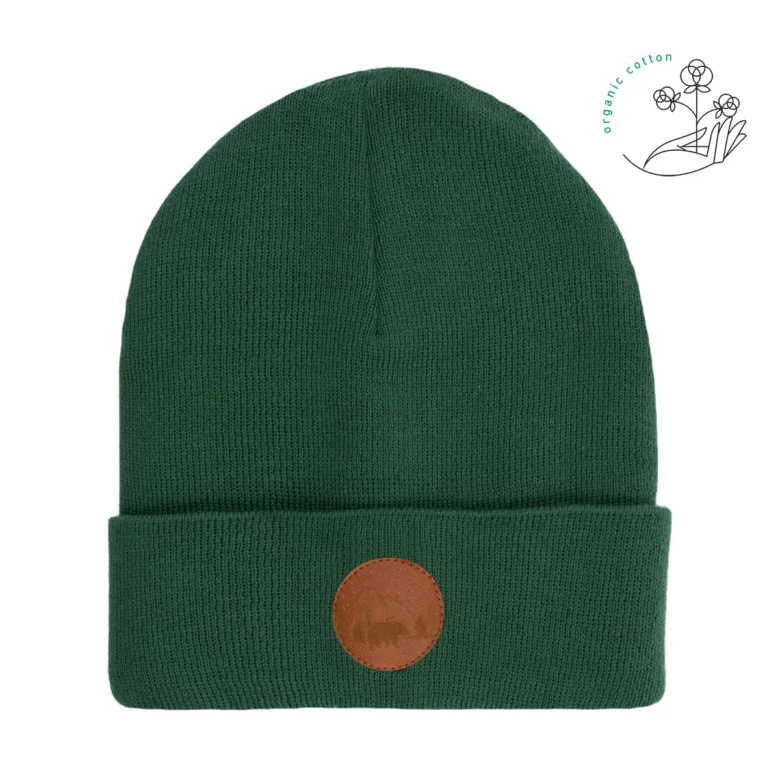 Bawełniana czapka beanie szałwiowa Kabak