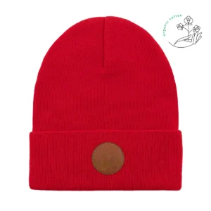 Bawełniana czapka beanie makowa Kabak