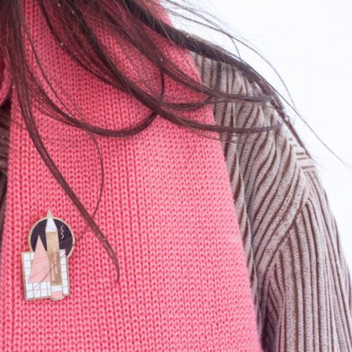 Pin przypinka długopis