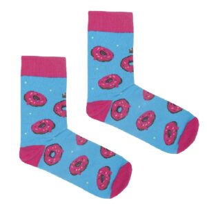 Skarpetki donuty turkusowe