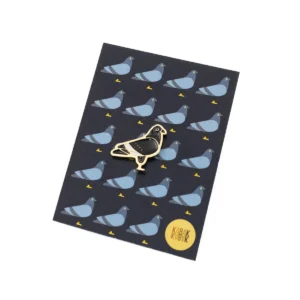 Pin przypinka gołąb