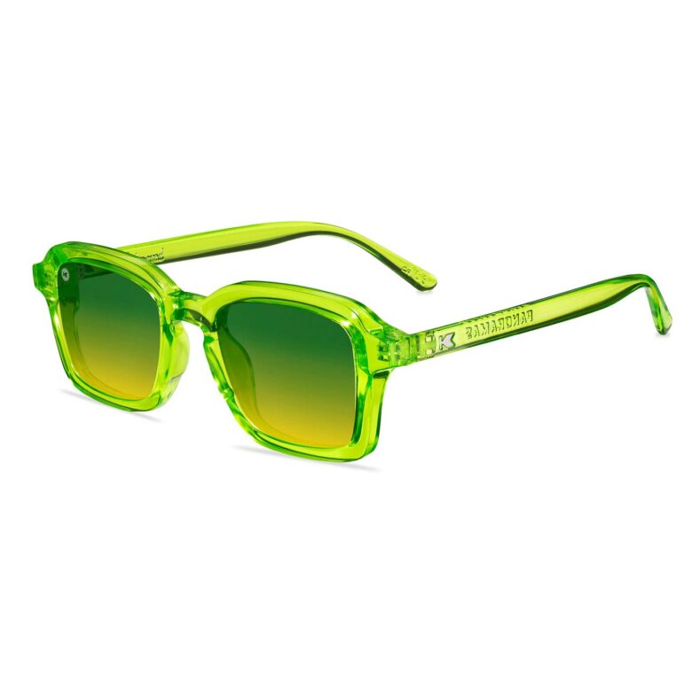 Zielone okulary Nori Panoramas w stylu retro Knockaround