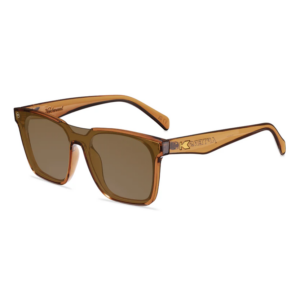 Bursztynowe futurystyczne okulary Rio Knockaround
