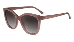 Kawowe damskie okulary Knockaround