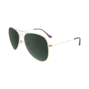 Małe pilotki Gold Aviator Green Mile Highs UV400 Kat.3 Polaryzacja