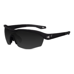 Czarne sportowe okulary Black on Black Kinetics Knockaround