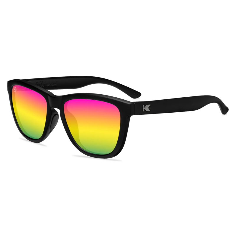 Czarne okulary Rainbow on Black Premiums Knockaround