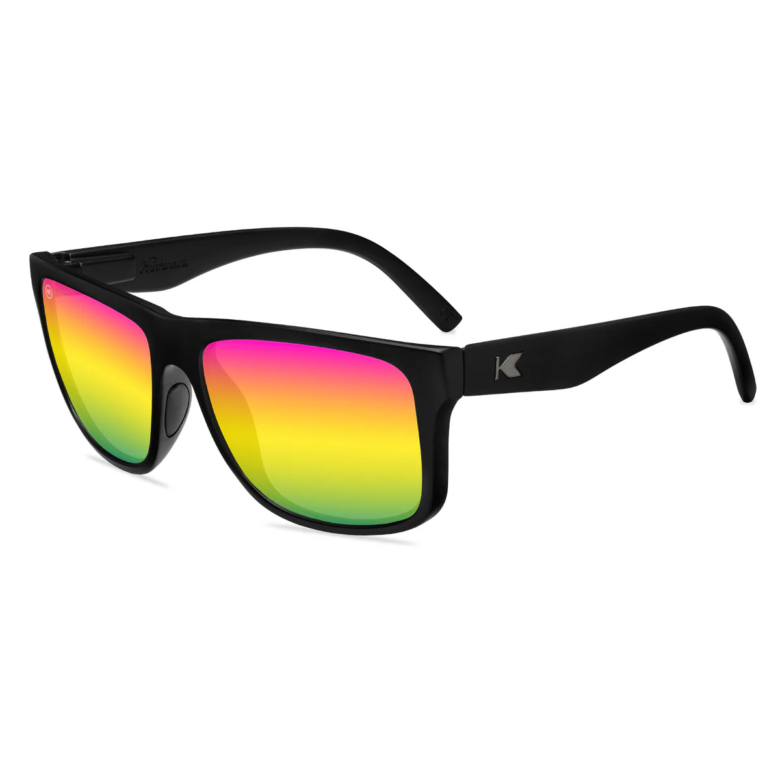Duże czarne okulary Rainbow on Black Torrey Pines Knockaround
