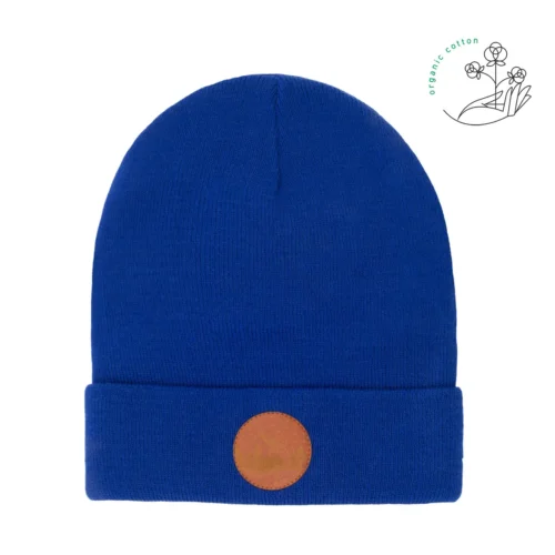 Bawełniana czapka beanie chabrowa Kabak