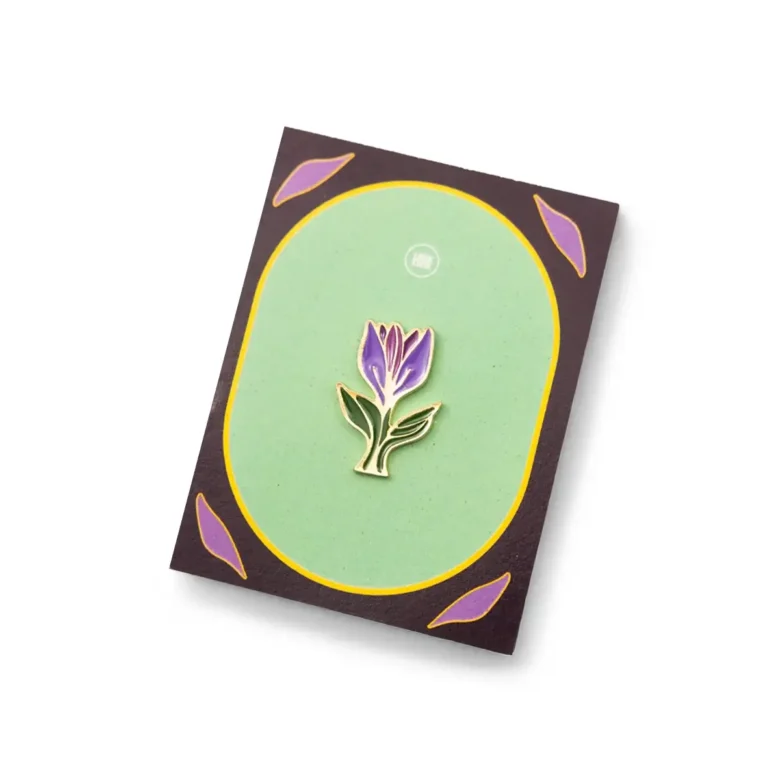 Pin przypinka Krokus Kabak