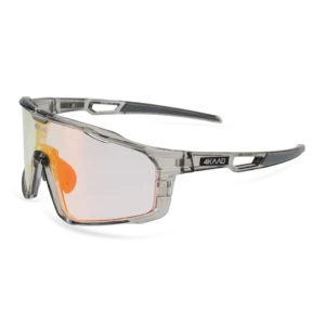 4KAAD Solayne – Szare rowerowe okulary sportowe Fotochromy UV400 Kat.0-3 Photochromatic Red
