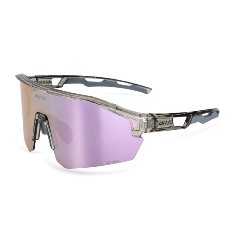 4KAAD Volaric Rowerowe Okulary Sportowe – White Grey UV400 Kat.3