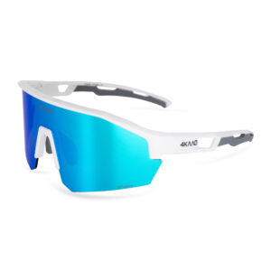 4KAAD Volaric – Rowerowe okulary sportowe White Blue Revo