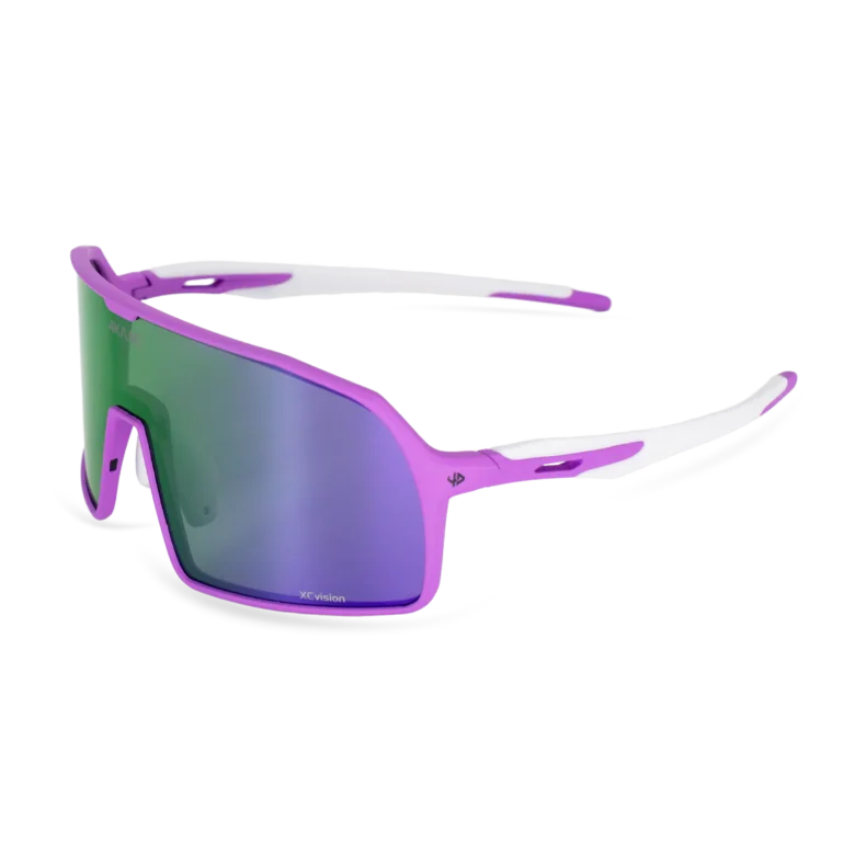 fioletowe rowerowe okulary sportowe 4KAAD