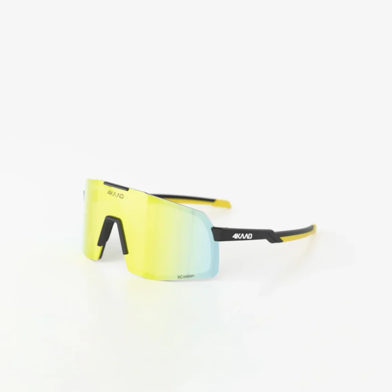 Czarno żółte rowerowe okulary 4KAAD